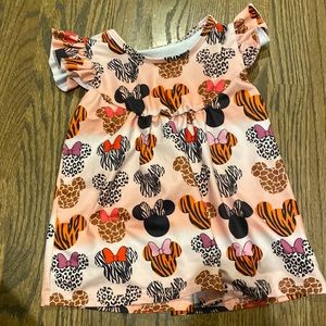 Disney animal print Mickey ears shirt
